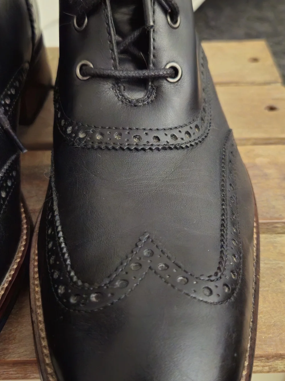 Cole Haan-Classic Black Leather Boots Size 11M